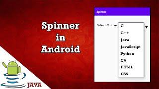 Simple Spinner in android studio