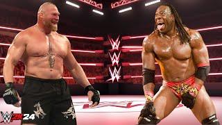 WWE 2K23 ~ Brock Lesnar vs Booker T : The Millennium Full Match