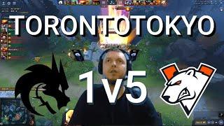 TORONTOTOKYO 1v5 VIRTUS PRO vs SPIRIT TI 10