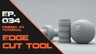 Edge Cut Tool in Cinema 4D