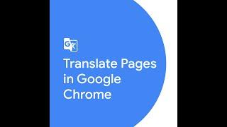 Translate Pages in Google Chrome