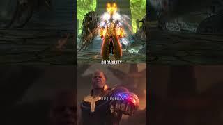 Miraak VS Thanos #Shorts #Skyrim #Marvel #InfinityWar #Thanos #Miraak #Edit #Battles