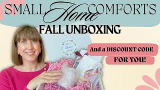 Small Home Comforts FALL BOOK Subscription UNBOXING ||A Cozy Mystery & Other Goodies!