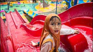 DiAJAKIN PAPS AQILLA BERENANG SEPUASNYA DI WATERPARK JONGGOL #aqilla #aqila