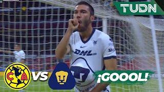 ¡GOOL! Pumas pega primero | América 0-1 Pumas | Guard1anes 2020 Liga MX - J13 | TUDN