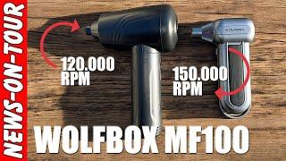 WOLFBOX MF100 (150.000 RPM) vs. JoyGeek Airduster (120.000 RPM)  Der Praxistest!