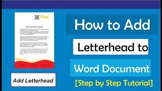 How to a Add Letterhead to Word Document