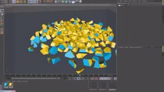 Осколки после Nitroblast просто лежат на земле в Cinema 4D (Видео ответ)