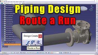 CATIA V5 - Piping Design Route a Run
