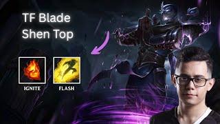 TFBlade Teaches Shen vs Nasus | Full Educational Game (Challenger Top Lane Guide)