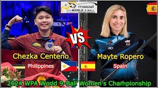 Chezka Centeno VS Mayte Ropero | 2024 Massé WPA World 9-Ball Women's Championship