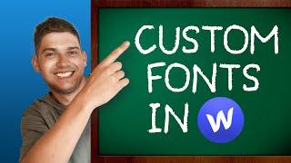 How to Upload Custom Fonts to Webflow