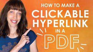 How to create a clickable hyperlink in a PDF document for FREE without Adobe Acrobat