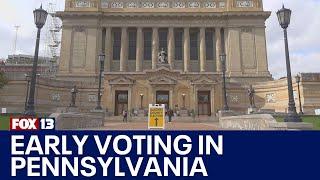 Early voting begins in battleground state Pennsylvania | FOX 13 Seattle