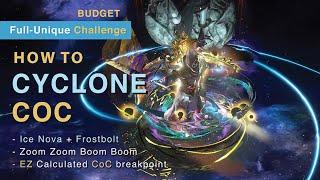 How to CoC under 15ex Budget with only 5L Damage【Full-Unique Challenge】Season 2 - Harvest 3.11