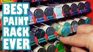 How To Properly Organize Your Miniature Paints Using A DIY Rack System