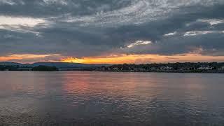 Riverwalk Sunset near Boathouse | Timelapse | August 14 2022