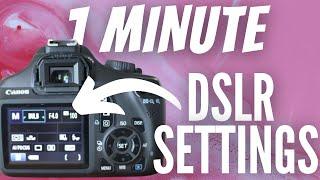 DSLR Camera Settings You MUST KNOW For Astrophotography - Beginners Tutorial