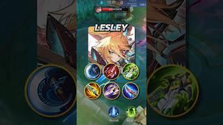 Full Build Lesley! Mobile Legends #mobilelegends #mlbb #gaming #MLBBCreator