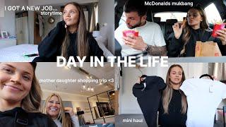 I got a new job... dramatic catch up , shopping trips and drive thru with us | DAY IN THE LIFE