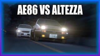 INITIAL D - AE86 VS ALTEZZA [HIGH QUALITY]