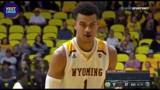 Justin James Wyoming Cowboys Career High 36 PTS vs Colorado State | Next Ones |