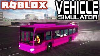 CRAZY BUS DRIFTING in Vehicle Simulator!! - Roblox