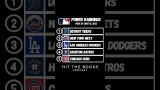 Power Rankings in the MLB for the week of 6/19/2025!️