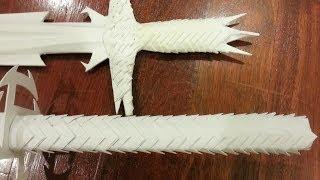 How to Make: Paper Dragon Scaled Sword Handle