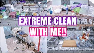 EXTREME CLEAN WITH ME 2024 | MESSY HOUSE CLEANING | SPEED CLEANING MOTIVATION