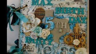 Finished Max birthday party album