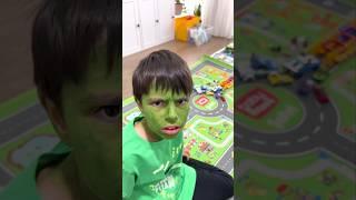 Emir Hulk’a benzedi mi? #shorts #komik #yüzboyama #funny