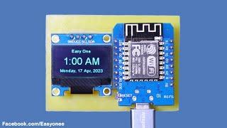 ESP8266 Internet Clock Using NTP Client