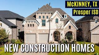 INSIDE A NEW HOME IN McKINNEY TX WITH PROSPER ISD. 5 BD, 4BA, GAME, MEDIA, 3295 SQ FT