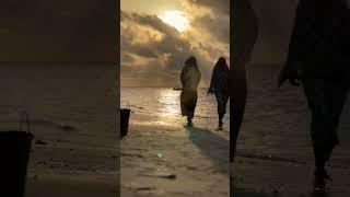 Swahili ladies gracing the sunrise . #kenya #swahili #bbc #beach #mombasa #ocean  #culture #sunrise