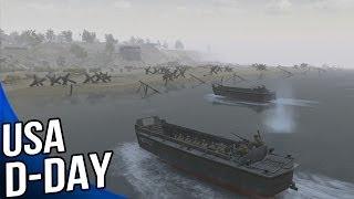 Men of War Assault Squad 2 - USA Omaha Beach D Day Gameplay