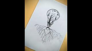 nature sketching || EASY || by || Vaibhavi soni arts ||