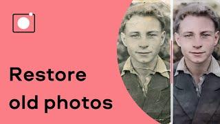 How to RESTORE OLD PHOTOS | NEW Movavi Picverse Tutorial