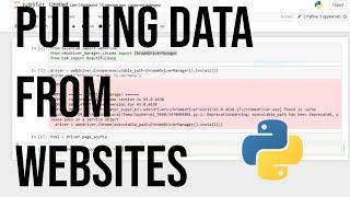 Python Web Scraper - Easy guide - using Selenium and BeautifulSoup