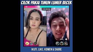 Live barbar pk challange tiktok || CL pakai timun suaranya sampai lumer bec3k