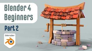 Beginner Blender 4.2 Tutorial: Modelling a Low-Poly Well - Part2