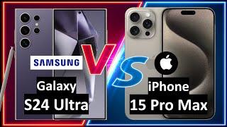 Samsung Galaxy S24 Ultra vs iPhone 15 Pro Max | Which is the flagship of the year?