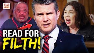 Sen. Tammy Duckworth reads Pete Hegseth for FILTH!