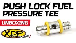 XDP 1/2" Push Lock Fuel Pressure Tee - Unboxing