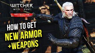 Next-Gen Witcher 3: Wild Hunt - How To Get The NEW Armor Sets! (And Weapons)