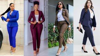 Latest Trouser Suits For Ladies; Official Trouser Suits For Ladies 2022