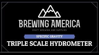 Brewing America Specific Gravity Hydrometer Test Kit