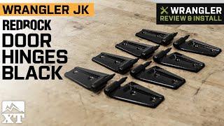 Jeep Wrangler JK  RedRock Door Hinges; Black Review & Install