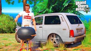 РЕАЛЬНЫЕ ПАЦАНЫ В GTA 5 - НИВА БПАН ЕДЕТ ПО ОФФРОАДУ! ЗАНИЗИЛ НИВУ УРБАН И ПОЕХАЛ НА ПИКНИК! ВОТЕР