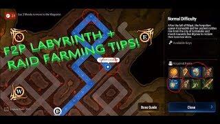 EPIC SEVEN - F2P TIPS ON LABYRINTH + RAID FARMING TIPS!